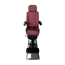 Marine PU surface adjustable captain chair with standard rail, customized pilot chair